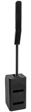 OMNITRONIC Pen ONE Aktives Säulensystem | Mobiles Säulen-PA-System mit DSP, Stereo-Bluetooth-Link, 550 W