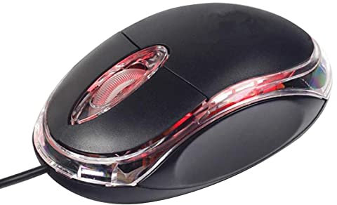 Campsie Mouse con Cavo USB Tipo C per Laptop - Mouse con Cavo | Cellulari E Tablet | Mouse Ergonomico | Mouse da Gioco Type-C | Dispositivi USB di Tipo C | Design Ergonomico