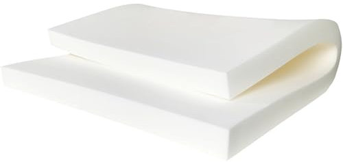 XIEMINLE Polsterung, weißer fester Schaumstoff, Ersatz-Schaumstoffpolsterung, Stuhlpolsterung, hochdichter Schaumstoff für Kissen, Sitzkissen, Sofa, Fenstersitze, Sessel, Gartenbank (dick 8 cm, 200 x