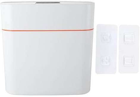 Poubelle Intelligente Suspendue, Poubelle Murale de Grande capacité de 15 L, Détection Intelligente, Ouverture et Fermeture Automatique, Poubelles avec étanchéité IPX5, pour