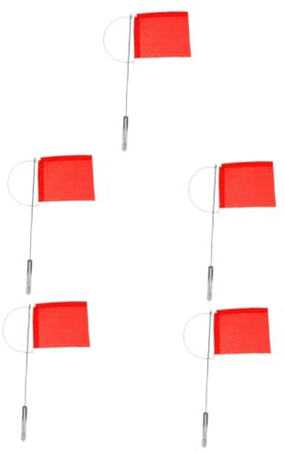 INOOMP 5pièces Drapeau De Direction du Vent Marin Accessoire De Yacht pour Indication De Vent Drapeau De Direction à Suspendre pour Décoration Extérieure