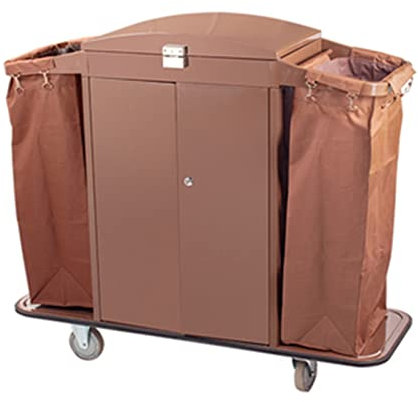 KUANGGE Cestos con Ruedas Cesto de Ropa Sucia con Ruedas de Serving Trolley Carro de lavandería Comercial Resistente para Ahorrar Espacio Carro de Limpieza con Ruedas
