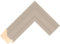 Cornice personalizzabile compatibile con Samsung Frame TV (55) - Cornici Argento (Lincoln Grigio Chiaro 52mm)