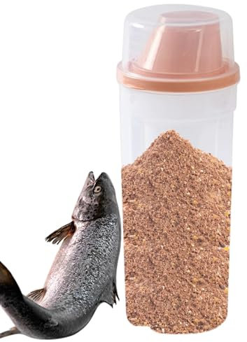 TABSIRAH Pet Food Organizer,2x Transparent Puppy Food Dispenser with Pour Spout | 1500ml Storage Bins, Large Capacity Pet Supplies for Domestic Animals