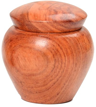 GXGM Small Urn For Pet Ashes Madera，Mini Urnas Son Adecuadas Para Almacenar Las Cenizas De Sus Queridas Mascotas Y Preservar Recuerdos，Engraved Mini Keepsake Urn For Pet Ashes