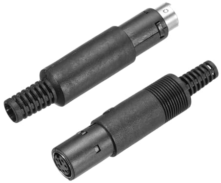 QUARKZMAN 1 set S-DIN adapter φ13, 6-stifts mini video hona set, PS2-kontakt/uttag signal överföring för TV DVD-spelare