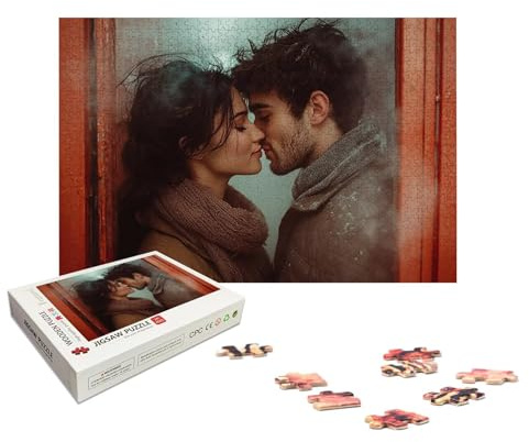 Personalisiertes Puzzle mit Eigenem Foto, Personalisiert Puzzle 1000/1500/2000/3000/4000/5000 Teile Erwachsene, Gestalte Selbst Holzpuzzle mit Bild, Holzpuzzle für Geschenke, Weihnachten, Deko, X-1298