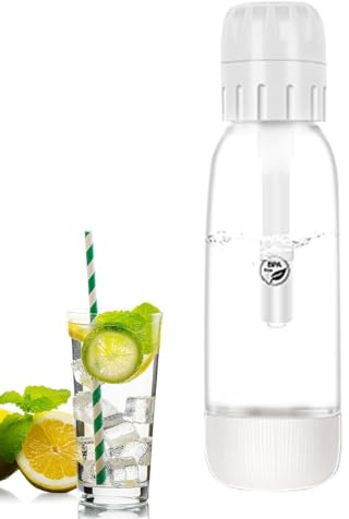 Máquina de agua con gas | Máquina de agua con gas para el hogar, accesorios de burbujas para hacer botellas, diseño portátil para bebidas, bar, cocina, fiestas, cóctel al aire libre, sabor