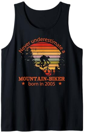 MTB Bike Ciclista Mountain-Biker Nacido 2005 Cumpleaños Bici Camiseta sin Mangas
