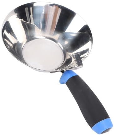 Asixxsix Paletta per fango in acciaio inox 201, Manico antiscivolo in PP e TPR Paletta per miscelare il cemento Con gancio per appendere per intonaco Per giardino, stucco
