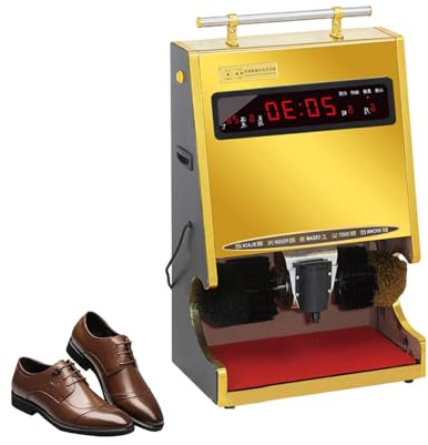 Elektrischer Schuhpolierer mit Zeitanzeige, automatische Glanzmaschine für Lederschuhe, Heim- und Profi-Einsatz