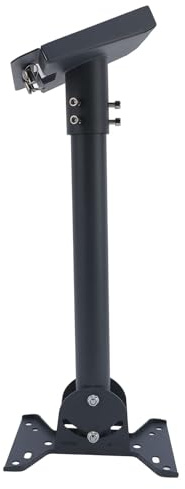 Generic Supporto Flessibile per Palo Satellitare Rettangolare Regolabile a 120 Gradi, Kit di Montaggio per Parabola Standard di Lunga Durata per Generazione 3, Accessori Completi, Lega di