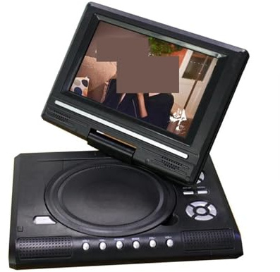 Lettore DVD portatile, TV HD portatile da 7,8 pollici Lettore DVD automatico VCD CD MP3 USB Portatil Kabel Game 16:9 Display LCD alta risoluzione