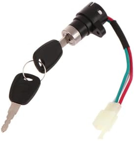Interruttori di accensione 1 set chiave interruttore di accensione universale per bici elettrica per moto con filo per scooter elettrico per moto(S)