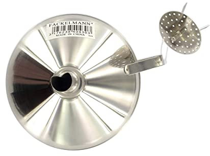 Fackelmann Embudo Con Filtro 14Cm, acero inoxidable, color inox, 1 ud.