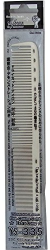Y.S. Park YS-335 Fine Cutting Comb, White, 0.012 kg