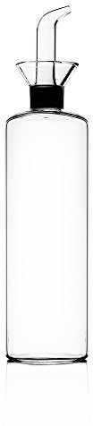 Ichendorf Milano Oliera | Collezione Cilindro Bottle | 30 cl | Vetro Borosilicato | Fatto a Mano