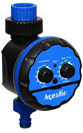 Aqualin timer per irrigazione impermeabile regolatore per sistema di irrigazione da giardino con funzione di ritardo