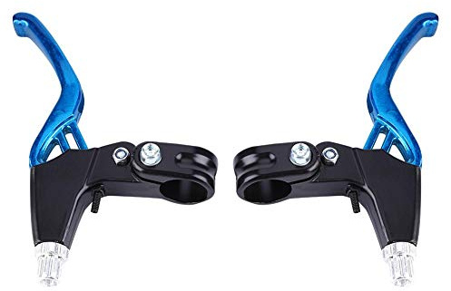 Dilwe Fahrrad Bremsgriff, Fahrrad Handgriff Bremse Bremshebel Universal Handbremse, Mountain Road Bike Bremshebel Lenker V Brake Fahrrad Bremse Bremsen Zubehör (Blau)