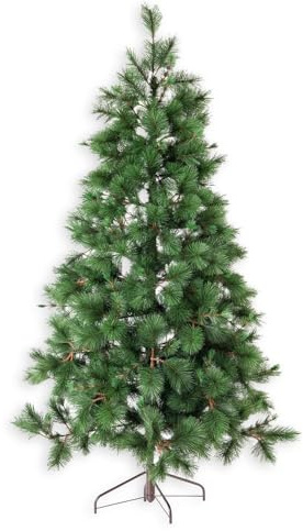 LOLAhome Medio árbol de Navidad de Pared Artificial Plegable de 210 cm | Fabricado con 424 ramas mixtas ignífugas, es seguro y perfecto para decorar hogares con poco espacio.