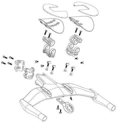 SRAM Zipp Vuka Handlebar Bezel & End Plug Kit - Durable Aluminum Fit for Vuka Aero Bars, Precision Engineering, Easy Install, Cycling Performance Accessories