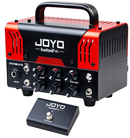 JOYO JACKMAN II BanTamp XL Series Mini Amp Head 20 Watt Preamp 2 Channel Hybrid Tube Guitar Amplifier with Bluetooth for Electric Guitar
