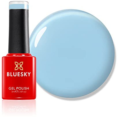 BLUESKY Gel Nail Polish, Hang On, SS2317, Blue, Long Lasting, Chip Resistant, 5 ml Requires Drying Under UV LED Lamp