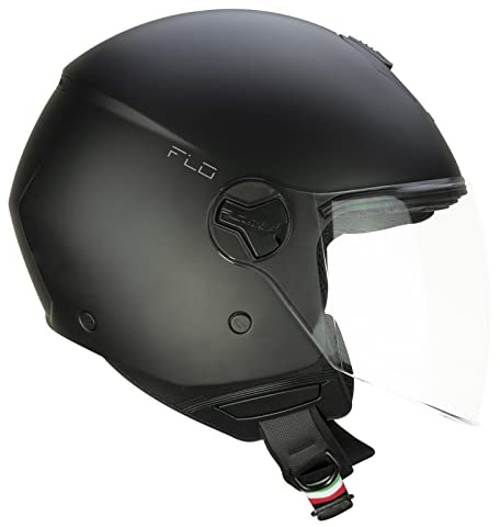 CGM Casque Jet 167A FLO Mono Noir 167A-ALA-01-E1 Taille XL