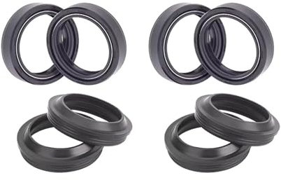 50x63x11 Motorrad Front Shock Gabel Dämpfer Welle Öl Dichtung Staub Abdeckung for RXV 450 2009 RXV450(4pc Seal 4pc Cover)