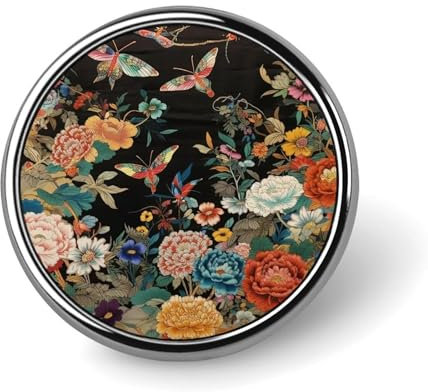 Blumige, helle, fröhliche Anstecknadel-Sets, orientalischer chinesischer asiatischer Stil, Abzeichen, Anstecknadel, Anstecknadel, chinesischer Stil, individuelle Knöpfe, elegante asiatische chinesisch
