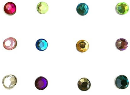 Cabilock Crystal Wine Glass Markers 12pcs Acrylic Magnetic Drink Markers Perfect for Wedding Party Western Restaurant
