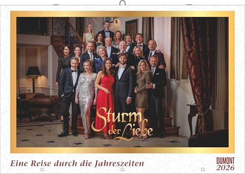 DUMONT - Sturm der Liebe 2026 – Broschürenkalender zur ARD-Telenovela – Wandkalender 42 x 29 cm mit Jahresplaner