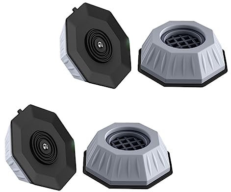 HOMOCONO Lot De 4 Tapis De Sol pour Machine À Laver Tapis De Sol pour Réfrigérateur Rehausseurs De Réfrigérateur Accessoires Non-Meubles Style Aléatoire