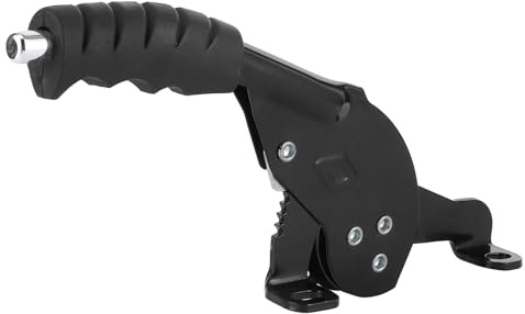 Saluaqui Palanca de freno delantero universal de aleación de acero para ATV, kart, motocicleta y vehículo eléctrico, compatible con hidráulico, incluye cilindro maestro y accesorio de freno de mano