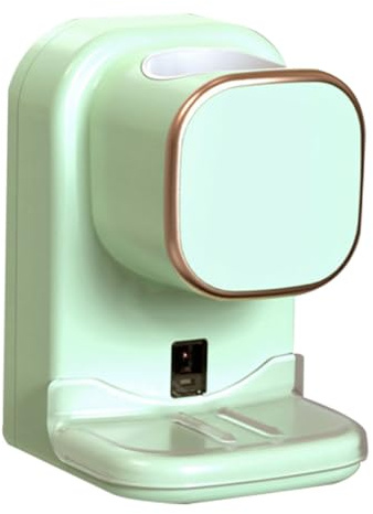 ERINGOGO Automatischer Wandmontierter Zahnpastaspender aus Kunststoff mit Einfachem Gebrauch und Bruchsicherem Design für Badezimmer und Zahnpastatuben Extrusion