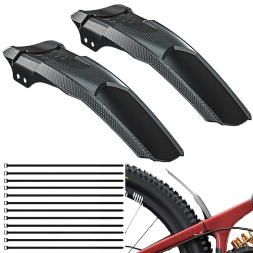 GYHWOFUL Schutzblech Mountainbike Set, MTB Schutzblech Vorne & Hinten, Fahrrad Schutzblech Mudguard, Quick-Release, Spritzschutz für 20-29 Zoll Mountainbike & Rennrad
