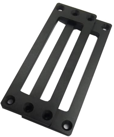Shurhome Telaio di montaggio SSD in alluminio multistrato per unità da 2,5 pollici con raffreddamento, ventilazione e design impilabile, supporto per disco rigido solido, telaio di montaggio solido