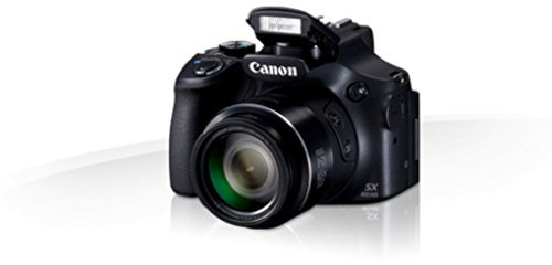 Canon PowerShot SX60 HS - Cámara compacta de 16.8 Mp (pantalla de 3, zoom óptico 65x, estabilizador, vídeo Full HD), negro