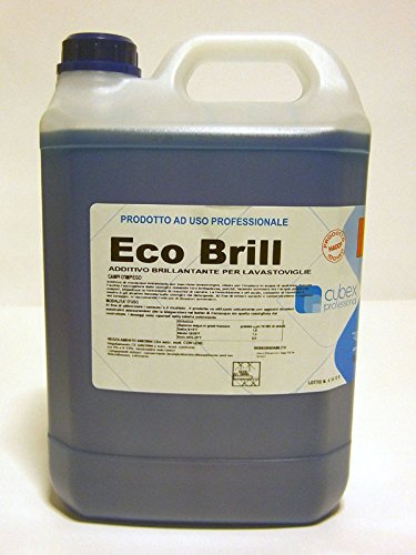 Cubex Brill Glass Nettoyant pour lave-vaisselle, 5 kg, Poudre, 5 kg, Nettoyage des plats et des ustensiles de cuisine