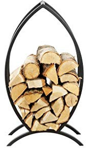 Brennholzregal Kaminholzregal Kaminregal Kaminholz-Regal Magnus oval 90cm hoch R141