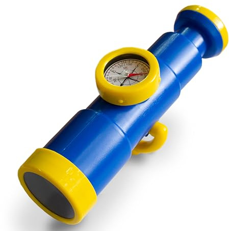 Swing-N-Slide WS 4665 Non-Magnifying Telescope with Compass Swing Set Attachment, Blue and Yellow