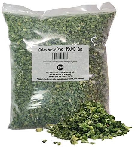 Chives-Freeze Dried 1 POUND-Heat Sealed for Freshness 16 OZ