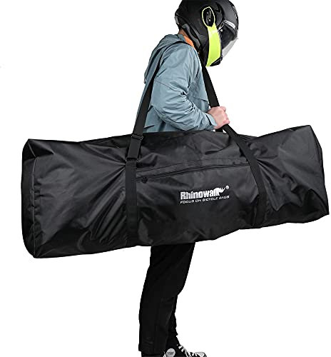 UBORSE Borsa Monopattino Elettrico per Trasporto Impermeabile, Borsa Monopattino per Xiaomi Mijia M365 Scooter Elettrico Borsa Scooter da Viaggio Pieghevole Portatile con Borsa Portaoggetti (Nero)
