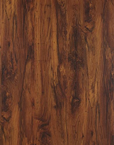 Dimoon Wallpaper 59x15.7Wood Contact Paper Brown Waterproof Wood Peel and Stick Wallpaper Thicken Texture Wood Wallpaper Removable Yellow Rustic Wood Grain Self-Adhesive Vintage Cabinet Table Roll