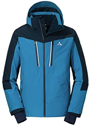Schöffel Herren Ski Jacket Lubrizen M, wasserdichte, winddichte, atmungsaktive Hardshell Skijacke, Winterjacke für Erwachsene aus 2-Lagen GORE-TEX Material mit Schneefang und RECCO-Rettungsreflektor
