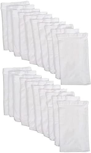 ANTOBLE Pool Skimmer Socken Wiederverwendbarer haltbarer elastischer Nylongewebe Pool Skimmer Filter - Poolfilter-Schutzsockennetze für Skimmerkörbe - 20 Stück