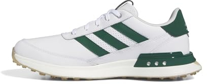 adidas S2G 24 läderskor för män utan spikar, S2G 24, läderskor utan dubbar, Ftwrwhite collgreen gum4, 44 EU
