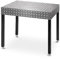 Stamos Welding Group SWG-TABLE1200-3D Schweißtisch mit Umrandung 1000 kg 120 x 80 cm Schweißtisch Lochplatte Lochtisch Schweißtisch Räder