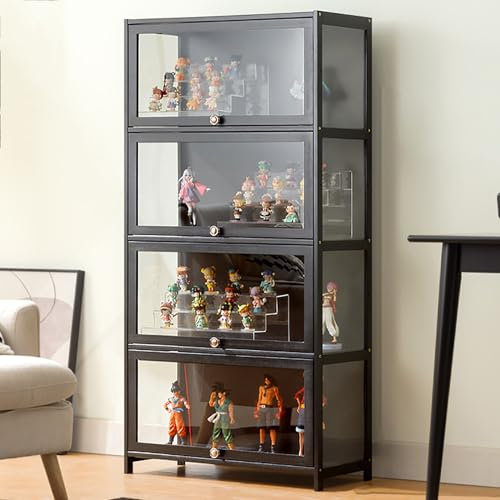 LXXBDDM Clear Display Cabinet for Living Room Office 4thfloor-60cm A