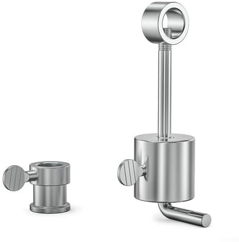 para Equilibrador de peso con barra en forma de L y limitador, barra de barbacoa con contrapeso de peso de acero inoxidable para barbacoa